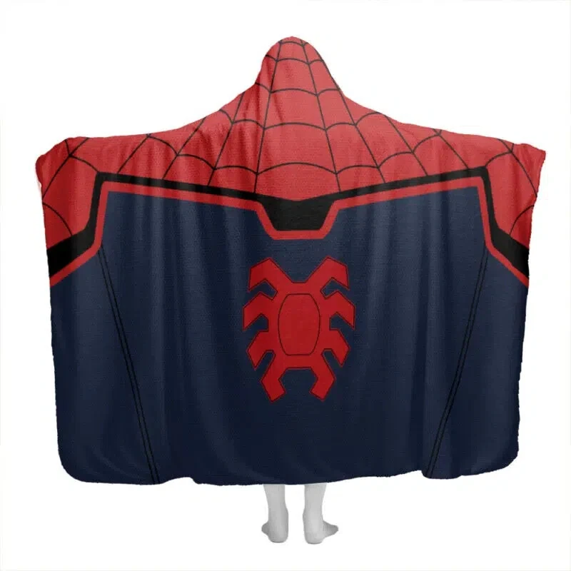 Stark Suit Spiderman Marvel Hooded Blanket