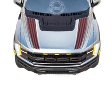 Graphics Car Hood Sticker For Ford F-150 Raptor 2024 Bonnet Decal Stripes Kit
