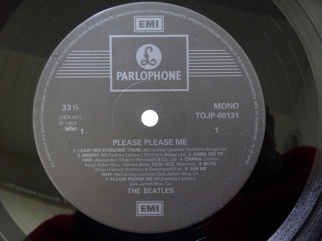 The Beatles Please Please Me Parlophone TOJP-60131 Japan