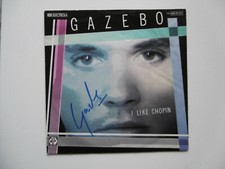 Gazebo autograph signed 18x18 cm single "I like Chopin"