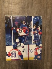 Joe Gambardella UMass Lowell Edmonton Oilers Autographed 8 X 10 Photo COA