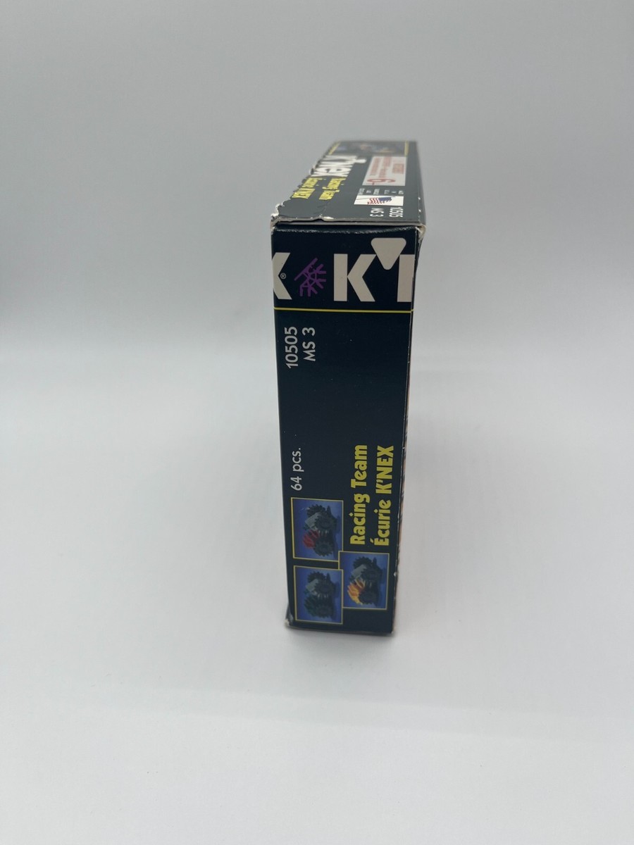 Vintage Knex Racing Team Brand New Sealed 10505 Multiset 3 64 pcs