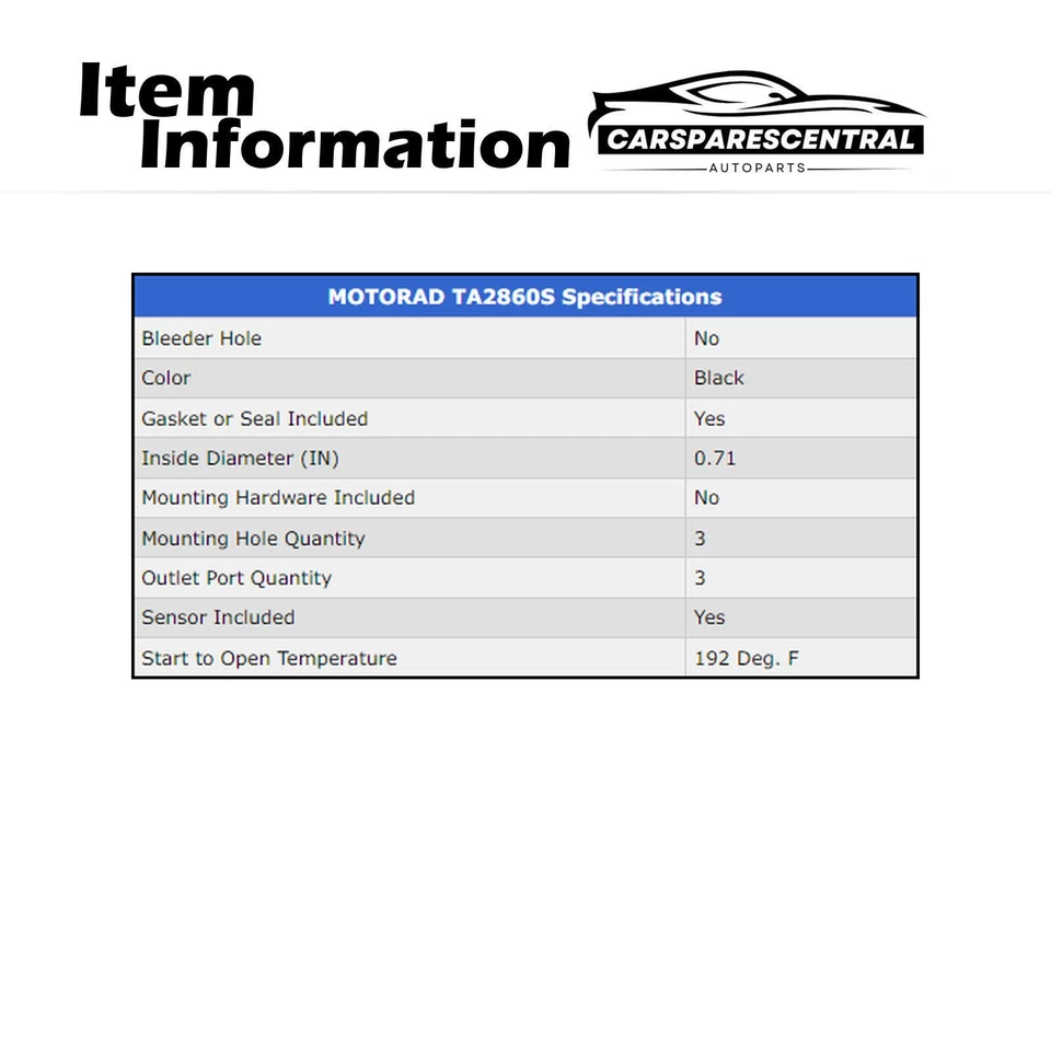 Termostato de refrigerante de motor de motocicleta para Ford Explorer Sport Trac 2007-2010 4,0 L Foto 4 de 4