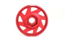 Perrin Php-eng-100rd Lightweight Crank Pulley Red For 17-21 Honda Civic Type R