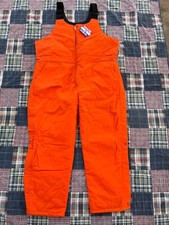 Vintage New Old Stock Clarkfield Blaze Orange Hunting Overalls Size XXL