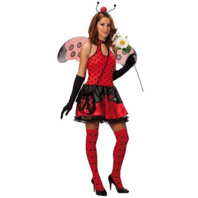 KOSTÜM FASCHING KARNEVAL ERWACHSENENKOSTÜM ERWACHSEN SEXY MARIENKÄFER 40 NEU