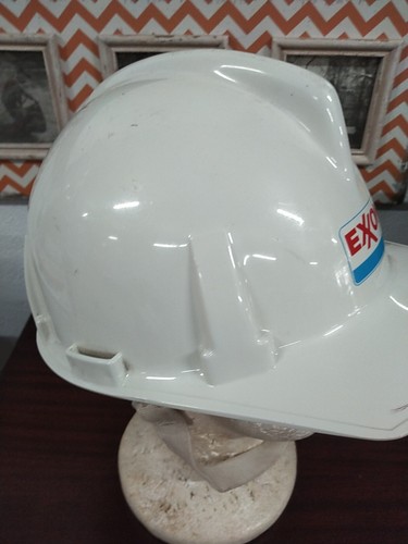VINTAGE 1986 EXXON HARD HAT MODEL Z89.1 EXXON BENICIA CALIFORNIA - Picture 7 of 18