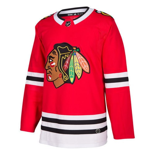 Adidas Climalite NHL Chicago Blackhawks Hockey Jersey & Fight Strap Sz