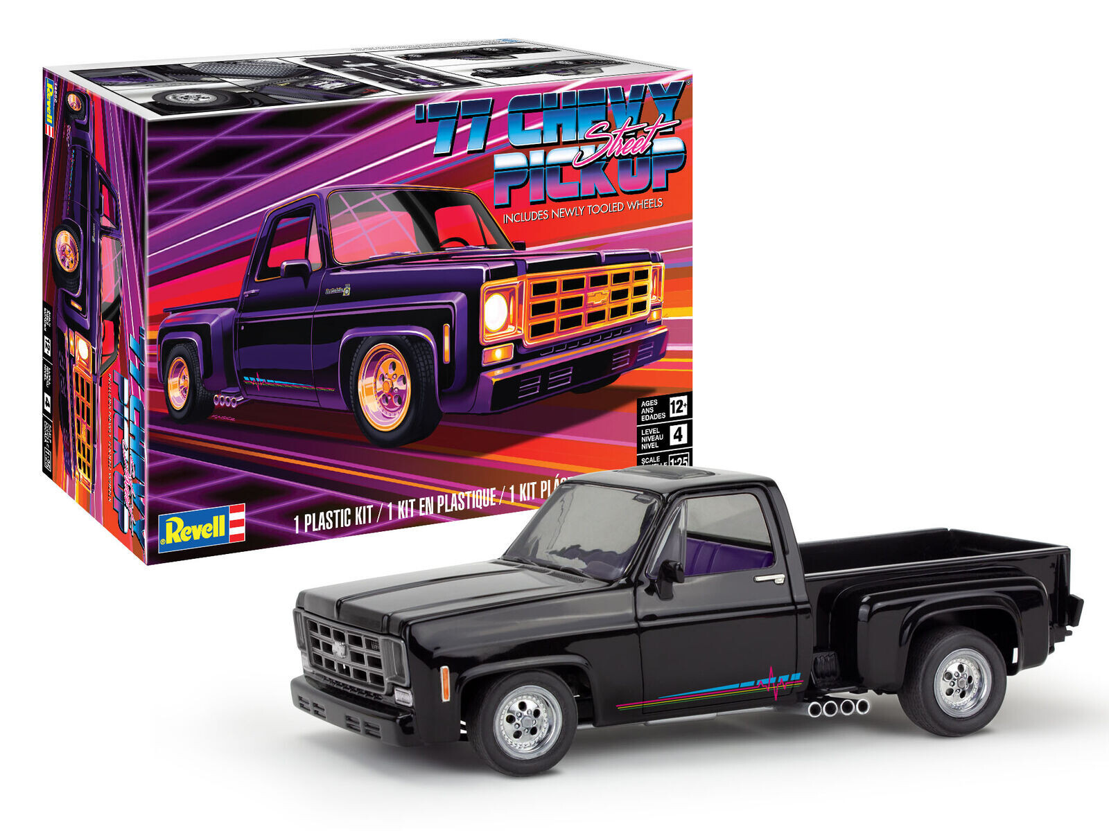 Maquette Chevrolet Chevy Street 1977 Revell 14552, cadeau idéal pour passionné auto