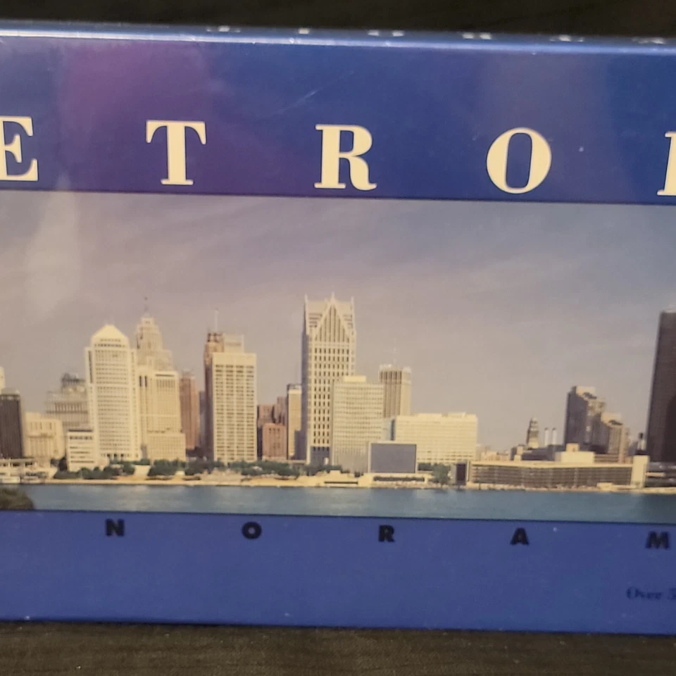 NEW Detroit City Skyline Panorama Jigsaw Puzzle 500 Pieces Downtown 36"x12" NIB - Image 3 of 4