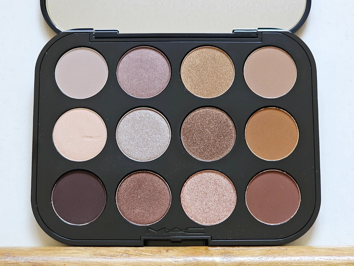 MAC Connect in Colour UNFILTERED NUDES Eye Shadow Palette x 12 | eBay