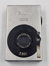 Canon IXUS 70 7.1 MP Digital Camera Silver - Working