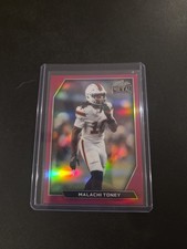 2026 Leaf Metal Malachi Toney /6 Miami Hurricanes Pink Prismatic