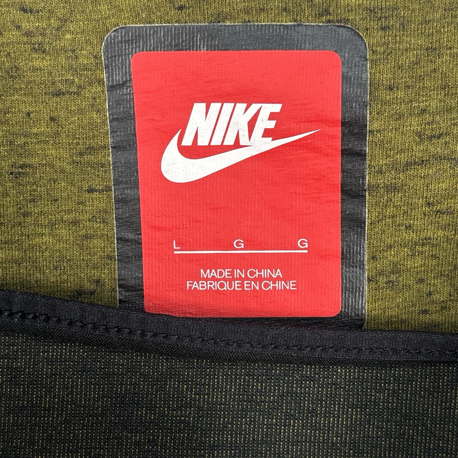 Nike Tech Fleece Jacket Gorpcore Sweatshirt Womens L Bomber Full Zip 803585-368 thumbnail 8