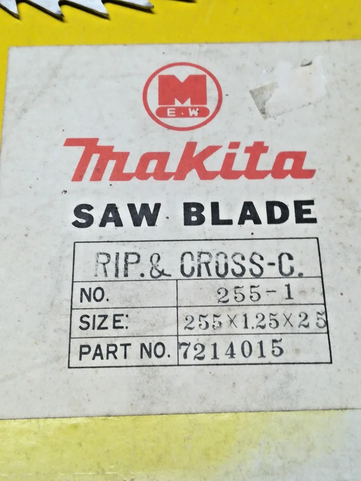 LAMA MAKITA X SEGHE CIRCOLARI DIAM.255 FORO 25 SPESS.1,25 DENTI 50 - Immagine 2 di 4