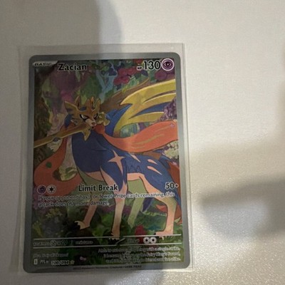 Pokémon Zacian 100/094 Phantasmal Flames Illustration Rare Holo Basic 130 HP Eng