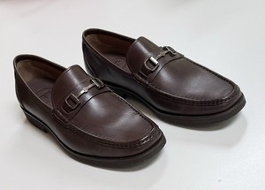 Peter Millar Mens Leather Penny Loafers 9.5 M Dark Brown Slip On Business Casual Peter Millar | Shoes | Peter Millar Mens Brown Penny  main image 2