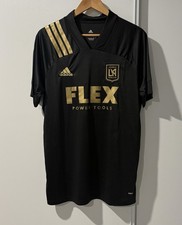 adidas LAFC 21/22 Home Jersey Black Gold Men's Size L
