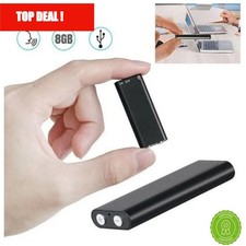8GB Mini Digital Voice Recorder Dictaphone Portable Audio Recorder WAV
