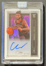 2019-20 Panini One and One COBY WHITE Rookie Auto 81/99 RC Autograph Bulls #CBW