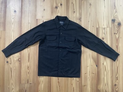 Pendleton Wool Board Shirt Black Men s Size Small