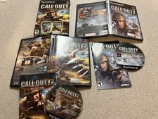 Call of Duty Legacy Finest Hour & 2 Big Red One Box Set PS2 CIB. CLEAN