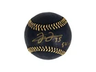 Frank Thomas "54 HRs" White Sox Autographed Signed Black Baseball Leaf Authentic