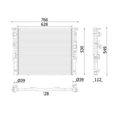 K�hler Motork�hlung MAHLE CR 2630 000P f�r BMW 7er