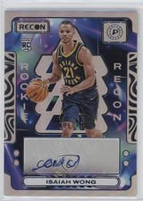 2023-24 Panini Recon Rookie Signatures 120/149 Isaiah Wong #RRS-WNG Auto v9t
