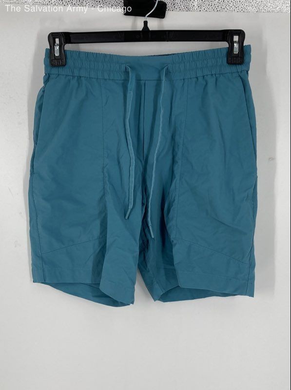 Lululemon Mens Blue Elastic Waist Drawstring Athletic Short Size Medium