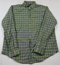 Polo Ralph Lauren Green Check Long Sleeve Button Down Shirt XL