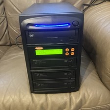 Systor SYSLT103D Black 1 to 3 DVD/CD Replicator/Duplicator Stand-Alone/USB 2.0