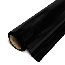Siser EasyWeed Matte Black HTV 11.8"x5ft Roll 11.8 inches x 60 inches, black