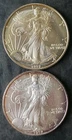 Two 1997 $1 American Silver Eagle Dollars