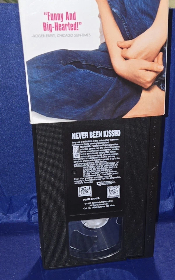 Never Been Kissed (VHS) Pre-Owned Romantic Comedy Drew Barrymore David Arquette - Image 4 of 4