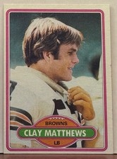 Clay Matthews 1980 Topps #418   F13