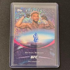 ☕️MK 2026 TOPPS UFC MIDNIGHT SPECKLE AUTO MICHEAL MORALES /99