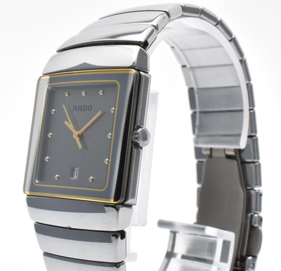 [NEAR MINT] RADO Diastar Jubilee 152.0332.3 Ceramic Quartz Men's Watch JAPAN