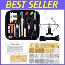 Jewelry Making Tools Kit with Earring Hooks  Wires