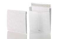 Tyvek Versandtaschen E4 (100 St.) 305X406X50Mm | Faltentasche | Haftklebend Weiß