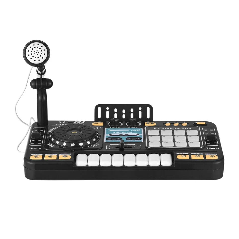 Musical DJ Set For Kids Turntable Multi Functional DJ Controller With Mic JQHY - Image 3 of 4