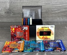 Lot Of 10 Sony MDW-74 Mini Discs w/Case NEW Sealed Retro Prism Series