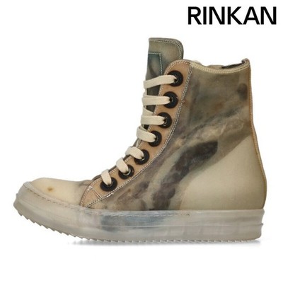 Rick Owens RAMONES Clear High-top Sneaker Mens 37 Used 18d0a1ef788baff20ba5aa53d