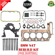 BMW N47 2.0 DIESEL FULL HEAD GASKET  SET WITH HEAD BOLTS KIT  1 2 3 4 5 SERIES