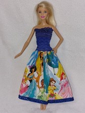 Barbie Puppen Kleid Disney Prinzessin Elsa Belle Arielle Jasmin Tiana Aurora K46