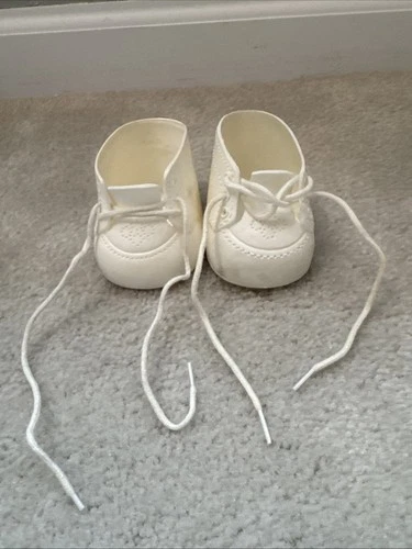 Cabbage Patch Kids Doll Shoes Lace Up Boots High Tops Vintage 1980s pair