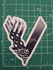 viking symbol with face stickers