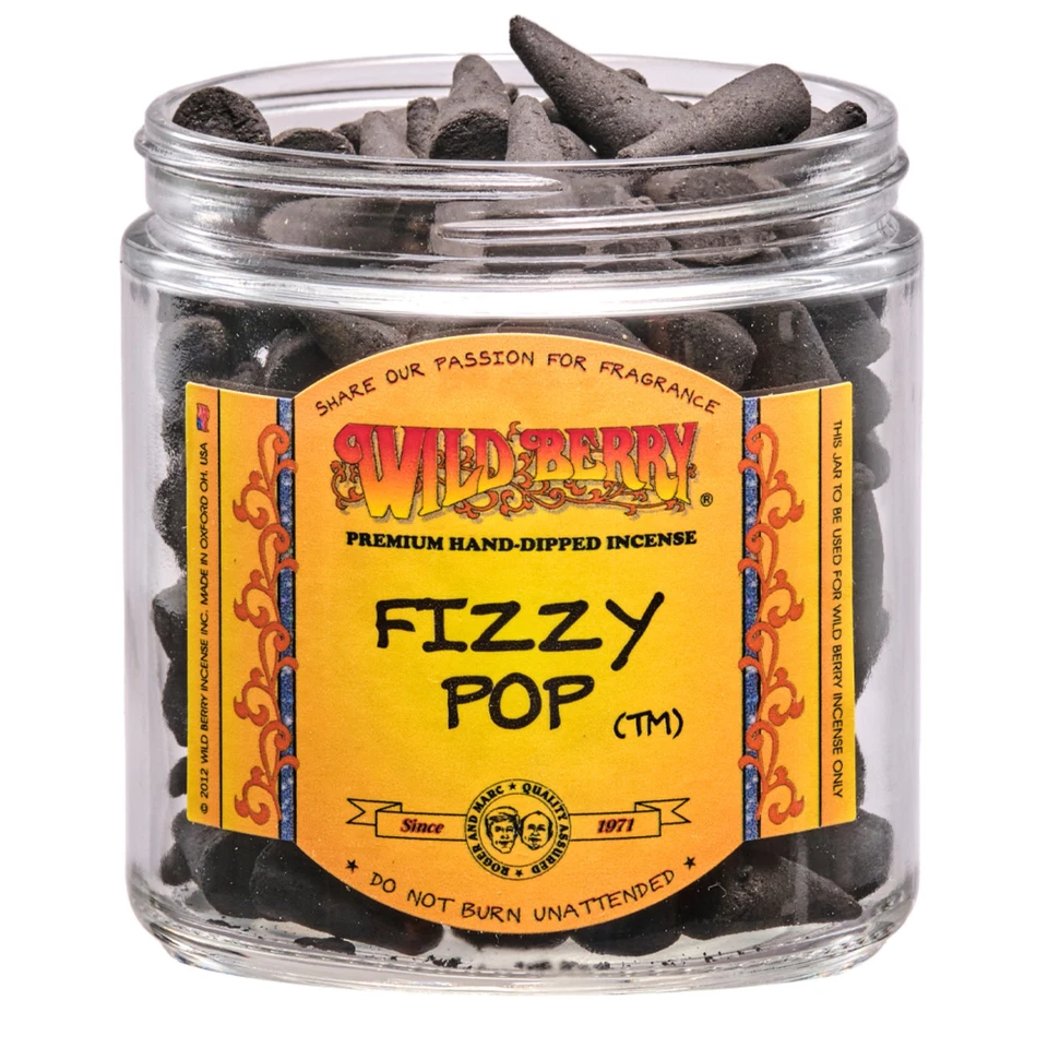 Wild Berry Incense Cones 1" 20x Per Pack - BUY 2 GET 1 FREE! WILDBERRY USA Made - Image 2 of 4