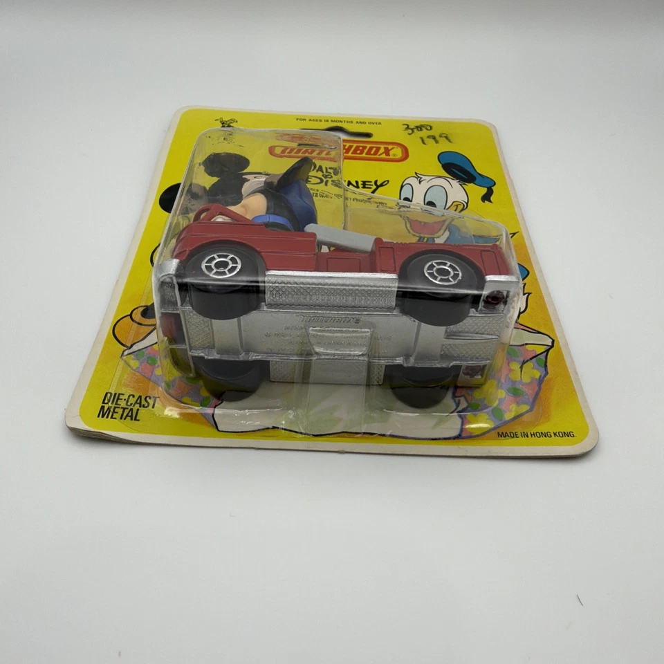 Matchbox Die Cast 1979 Walt Disney Mickey Mouse Fire Truck Toy Hong Kong NIB - Image 3 of 4