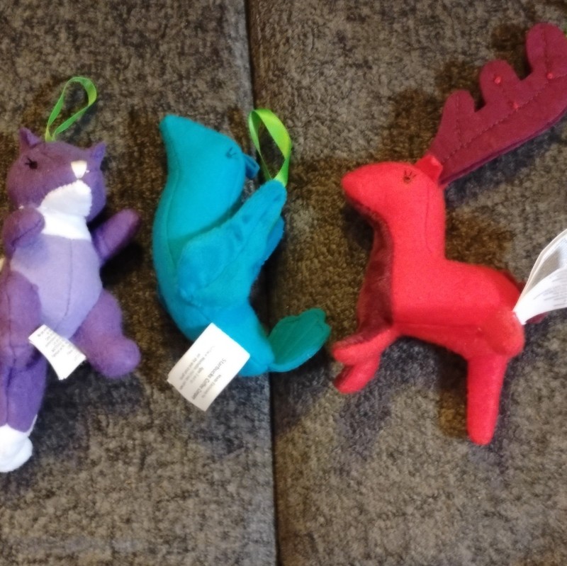 Starbucks Plush Ornaments
